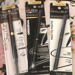 NWT L’Oreal eyeliner and brow bundle